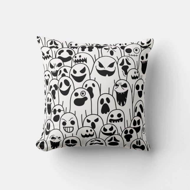 Cojín decorativo de Halloween (Anverso)