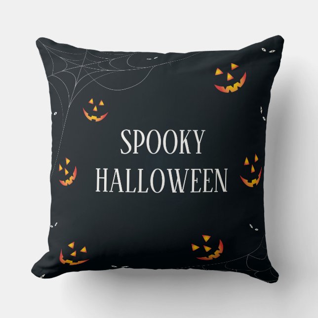 Cojín decorativo de Halloween (Anverso)