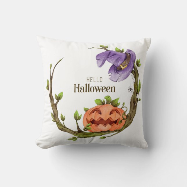 Cojín decorativo de Halloween (Anverso)