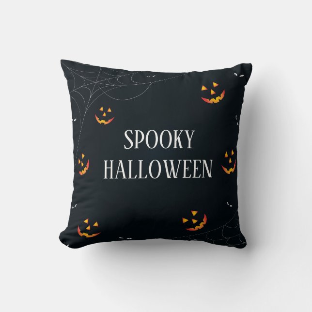 Cojín decorativo de Halloween (Anverso)