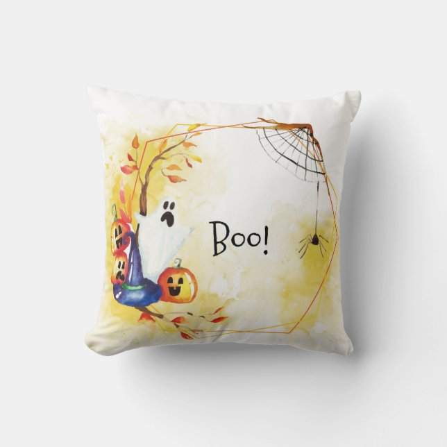 Cojín decorativo de Halloween (Anverso)