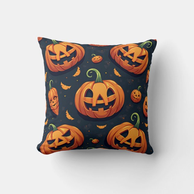 Cojín decorativo de Halloween (Anverso)
