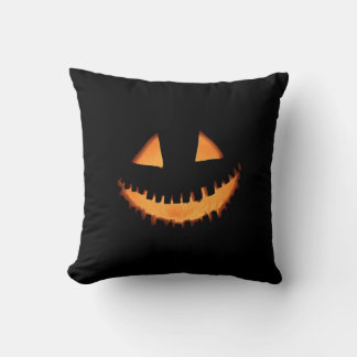 Cojín decorativo de Halloween con cara de Jack O'L