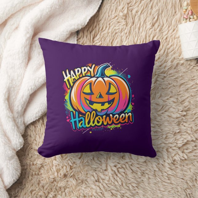 Cojín decorativo de Halloween - Decorativo espeluz (Manta)