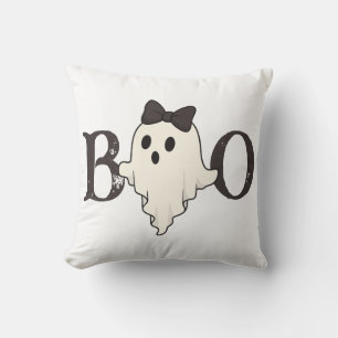 Cojín decorativo de Halloween lindo - Fantasma "Bo