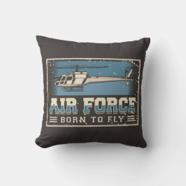 Cojín decorativo de Helicópteros de la Fuerza Aére