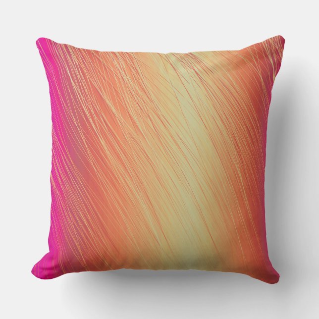 Cojín decorativo de hilos de discusión "oro" (Anverso)