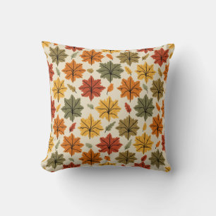 Cojín decorativo de hojas de otoño