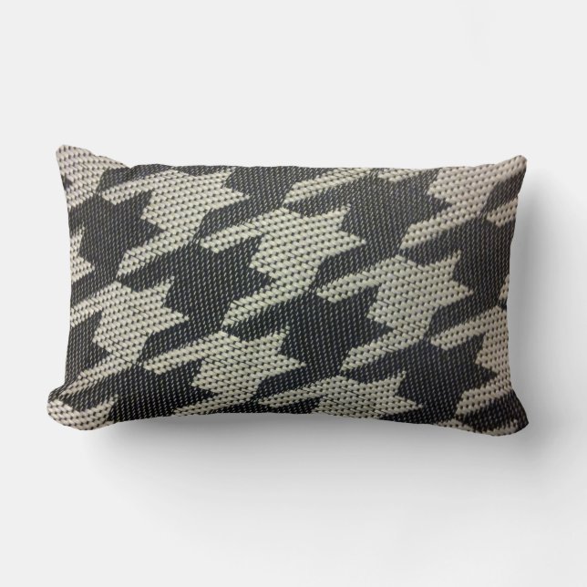Cojín decorativo de Houndstooth (Anverso)