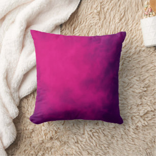 Cojín decorativo de humo rosa y morado - Personali