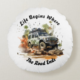 Cojín decorativo de ida y vuelta de aventuras para