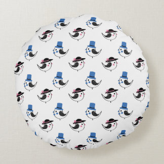 Cojín decorativo de ilustracion de aves de gallo