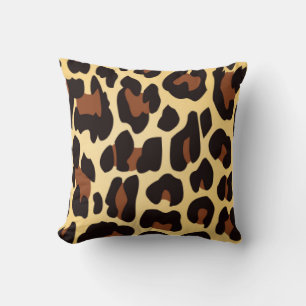 Cojín decorativo de impresión Cute Leopard