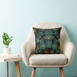 Cojín decorativo de impresión de hojas de moda - A