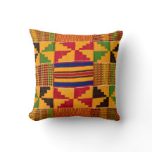 Cojín decorativo de impresión de Kente