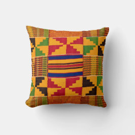 Cojín decorativo de impresión de Kente