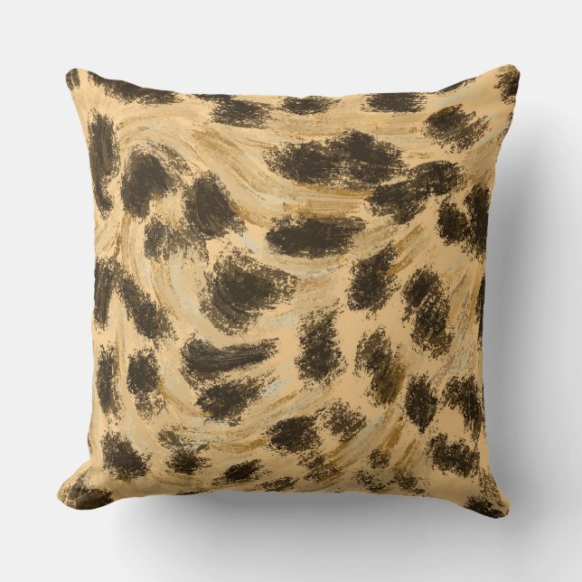 Cojín decorativo de impresión Leopard (Anverso)