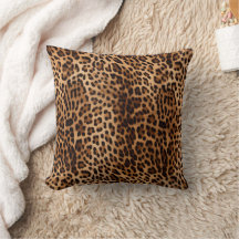 Cojín decorativo de impresión Leopard