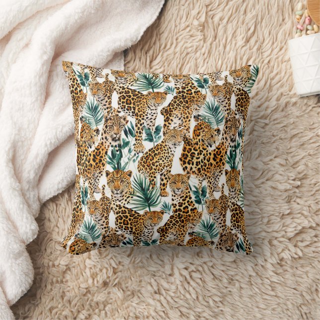 Cojín decorativo de impresión Leopard de moda - El (Manta)