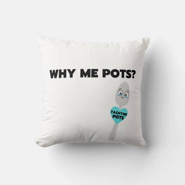 Cojín decorativo de impresión negrita Tachy Me Spo (Anverso)