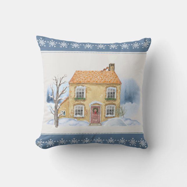 Cojín decorativo de invierno (Anverso)