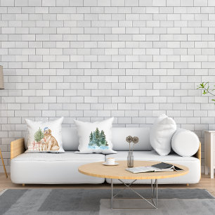 Cojín decorativo de invierno de árboles de Navidad