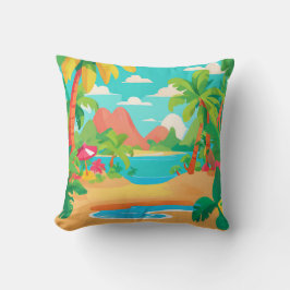 Cojín decorativo de islas tropicales