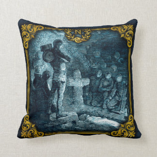 Cojín decorativo de Jules Verne 20000 Ligas 1