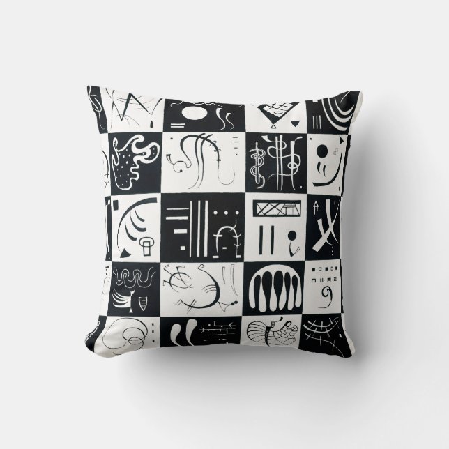 Cojín decorativo de Kandinsky treinta (Anverso)
