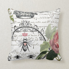 Cojín decorativo de la abeja reina