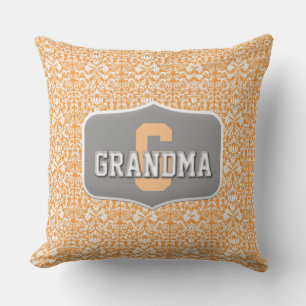 Cojín decorativo de la abuela del diseñador
