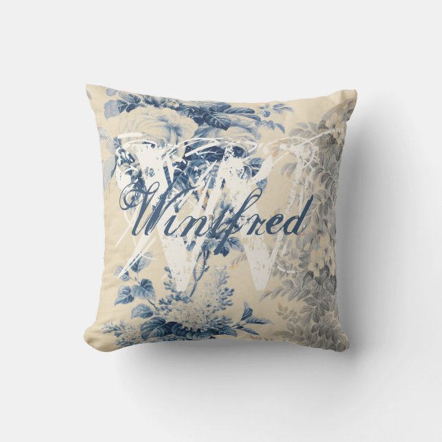 Cojín decorativo de la antigua granja del país fra (Anverso)