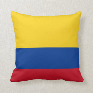 Cojín decorativo de la bandera de Colombia