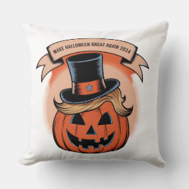 Cojín decorativo de la calabaza Trump: Nuevo model