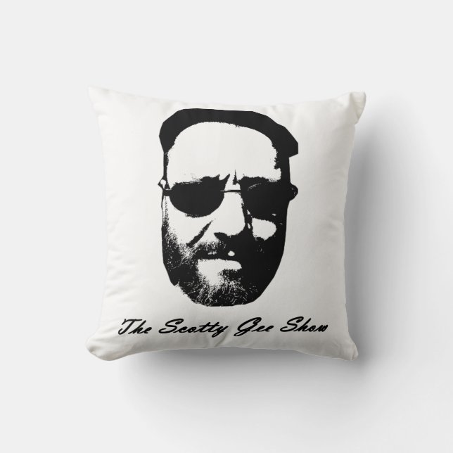 Cojín decorativo de la demostración de Scotty Gee (Anverso)
