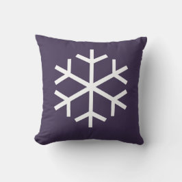 Cojín decorativo de la escama de la nieve