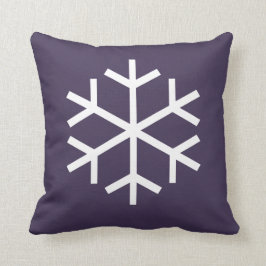 Cojín decorativo de la escama de la nieve