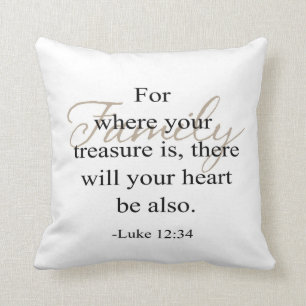 Cojín decorativo de la familia