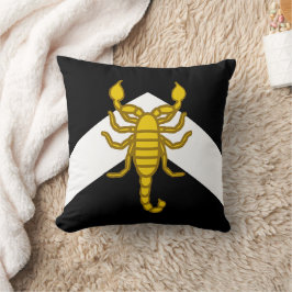 Cojín decorativo de la insignia de la población de