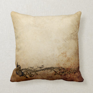 Cojín decorativo de la mariposa del vintage