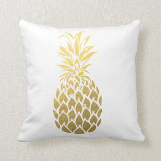 Cojín decorativo de la piña del Relieve metalizado