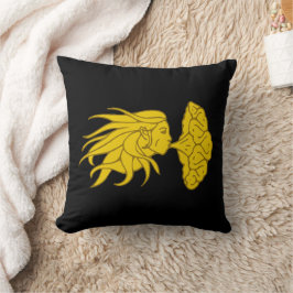 Cojín decorativo de la placa de la población de Da