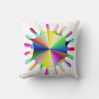 Cojín decorativo de la plataforma arcoiris