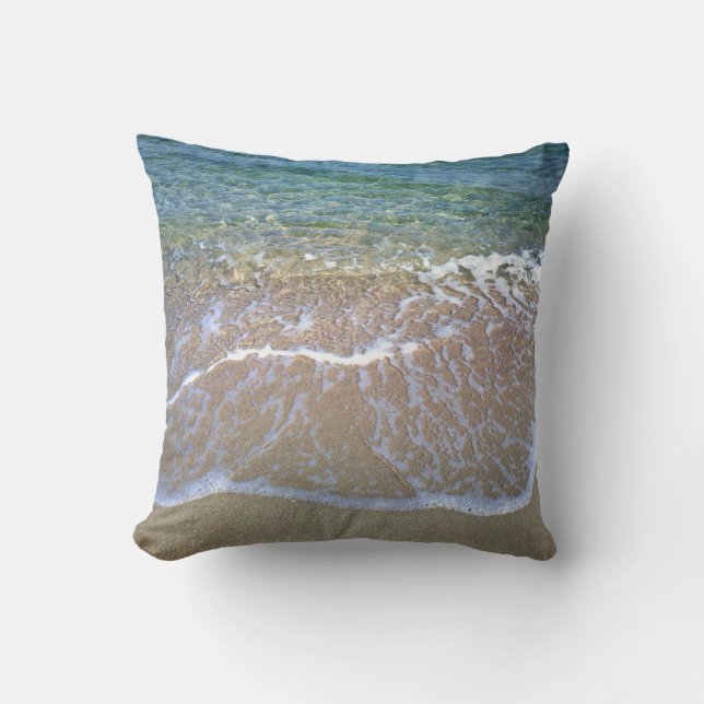 Cojín decorativo de la playa (Anverso)