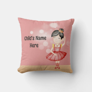 Cojín decorativo de la Plaza Ella Ballerina