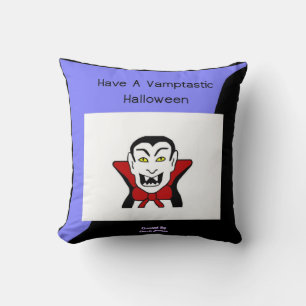 Cojín decorativo de la plaza Vamptastic Halloween