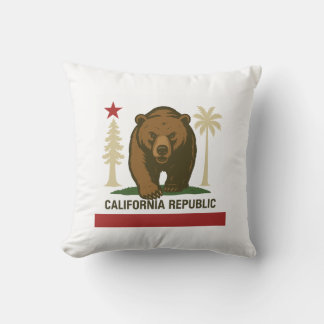 Cojín decorativo de la República de California