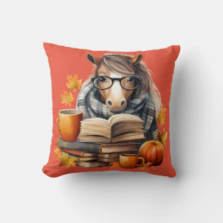 Cojín decorativo de la serie Caballo Otoño de 16"x