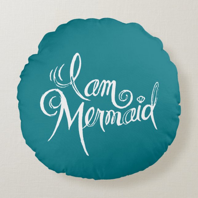 Cojín decorativo de la sirena (Anverso)