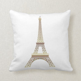 Cojín decorativo de la torre Eiffel